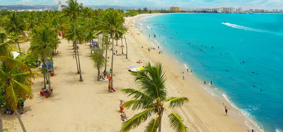 Carolina Beach Blue Flag Beach, Carolina, Puerto Rico